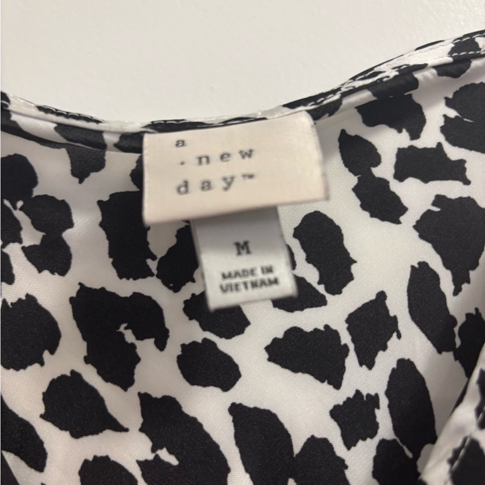 A New Day Black and White Animal Print Dress - Picture 5 of 12